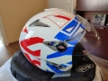 Чисто нова мото каска Airoh JT Convert Blue Gloss XXL 63 см., снимка 5