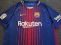 Барселона / Barcelona FC Nike 2017-18 Home Jersey - размер L, снимка 2