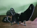 Logitech G923 racing wheel, playseat Logitech Challenge X, снимка 1