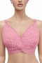 Hunkemöller комплект бельо с розова дантела – сутиен 90F и бикини XL, снимка 5