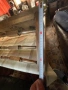 продавам старинна стенна закачалка с рафт масивен дъб , снимка 10