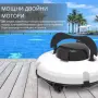 Робот за почистване на басейн PZO-18 – безжичен, мощен и ефективен помощник за кристално чиста вода, снимка 5