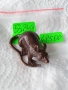 Бронзова фигурка на мишка 🐁 48500, снимка 7