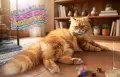 ТЪРСИ СЕ Риж дългокосмест котарак 🐾 , снимка 1