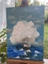 Картина Бурно море, снимка 4