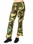 Нови дамски карго дънки Ed Hardy камуфлаж, размер 27, снимка 2