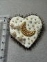 Ръчно изработена брошка с естествени перли , снимка 4