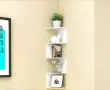 Ъглова етажерка за съхранение с 5 рафта, снимка 4
