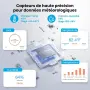 Професионална смарт метеорологична станция Sainlogic SA9 Plus (Wi-Fi, Bluetooth, 7-в-1 сензор)  , снимка 5