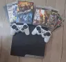 PlayStation 3 Slim 160GB + 2 Оригинални Джойстика + 10 Игри, снимка 5