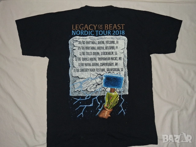 Iron Maiden и KISS (L) и (XL) мъжка тениска, снимка 3 - Тениски - 51697002