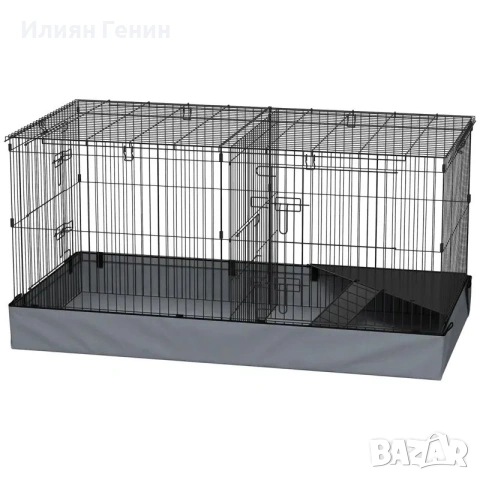 PawHut 2-в-1 клетка за джудже хамстер, снимка 10 - За гризачи - 54815436