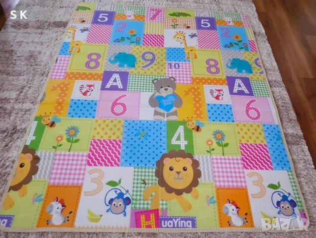 Подложка за игра, термична, непромокаема, с две лица, 150х180 см. , снимка 2 - Кошарки - 54211471