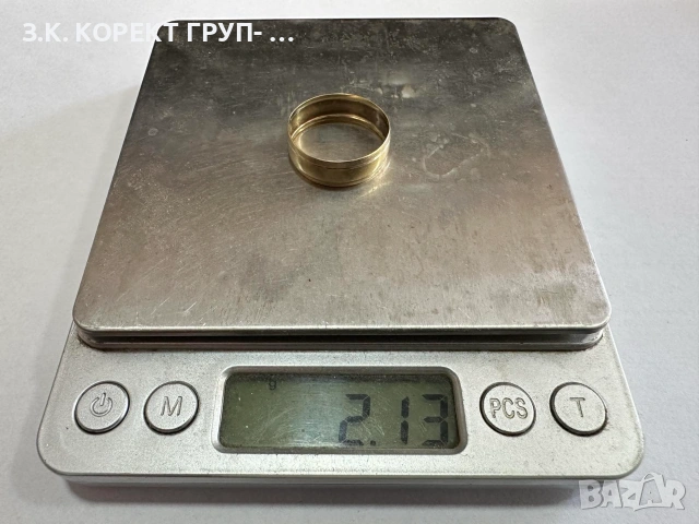 Златна халка 14K – 2,13 г, размер 66, снимка 2 - Пръстени - 55117885