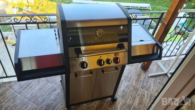 Газово барбекю Enders Monroe Pro 3 ,Sik Turbo, иноксов корпус, страничен котлон, снимка 5 - Барбекюта - 55187216