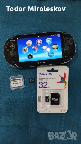 PS Vita Oled с хак + 4GB Sony карта + 32GB SD карта, снимка 2 - PlayStation конзоли - 55485596