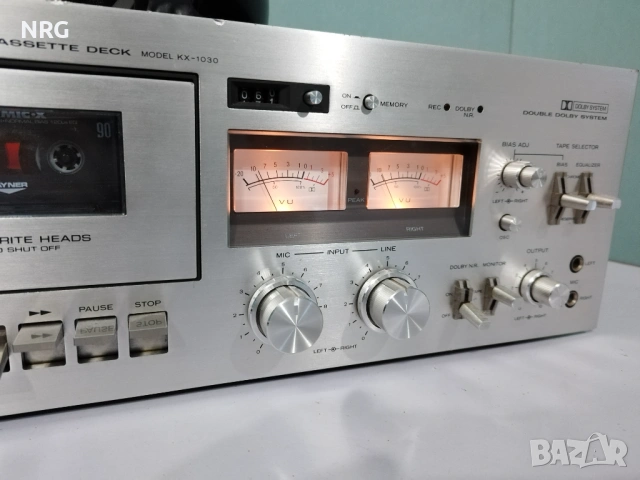Vintage Kenwood KX-1030 3 Head Stereo Cassette Deck, снимка 10 - Декове - 54402437