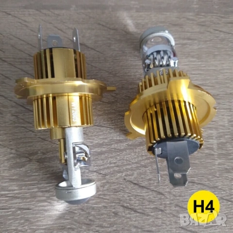 H7, H4 LED Крушки с мини проекторни лупи | 7580 CSP Чип, висока мощност, снимка 11 - Аксесоари и консумативи - 54467657
