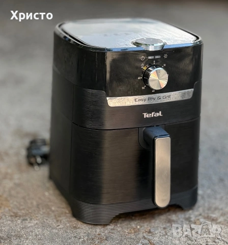 Уред за готвене с горещ въздух Tefal Easy Fry & Grill EY501815, 1400W, капацитет 4.2L, снимка 2 - Фритюрници - 54787751