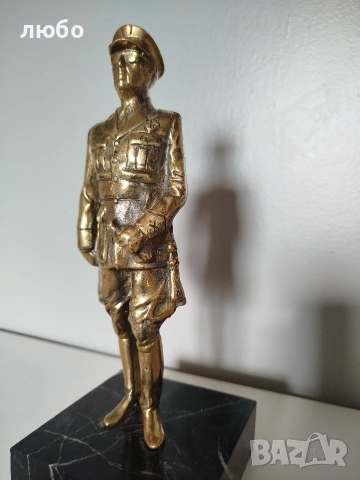 БРОНЗОВА СТАТУЯ-СКЛУПТУРА ФРАНКО , снимка 5 - Антикварни и старинни предмети - 53960063