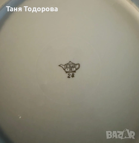 Изящна винтидж декоративна чиния, снимка 3 - Декорация за дома - 54057447