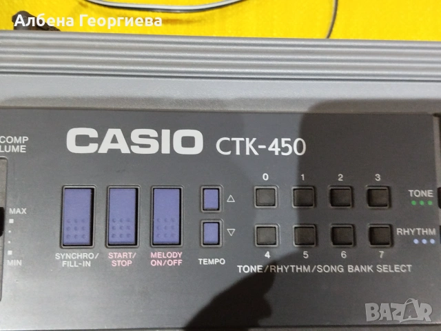 Синтезатор CASIO CTK - 450 , снимка 4 - Синтезатори - 54036310