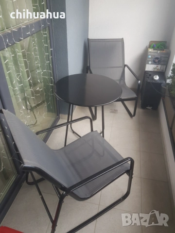 КАТО НОВИ - Маса и два стола за тераса / градина