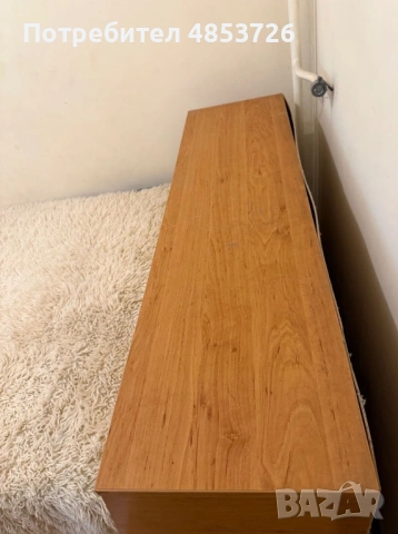 Легло 188 x 120 см. + матрак, скрин и шкафче 45€, снимка 4 - Спални и легла - 54866663