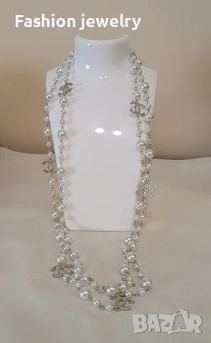 CHANEL дълги колиета, снимка 3 - Колиета, медальони, синджири - 54665095