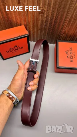 Hermes ⚜️ Естествена Кожа ⚜️ Дамски Колани , снимка 5 - Колани - 55404129