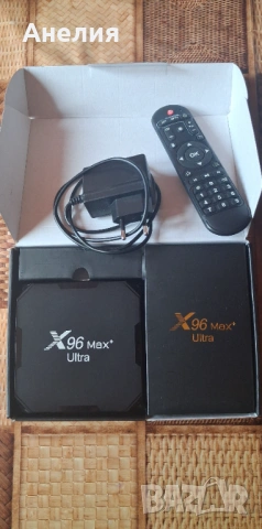 Android TV бокс X96 Max+ Ultra, 4GB/32GB, снимка 3 - Приемници и антени - 54282126