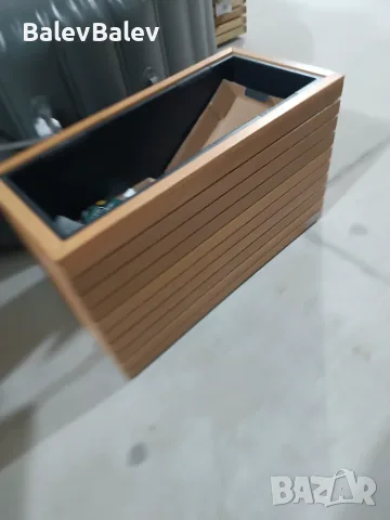 Саксия с напоителна система Lechuza - Palo Natural Wood, снимка 6 - Саксии и кашпи - 55294218