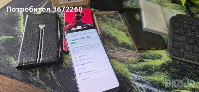 Samsung Galaxy S9+ Duos (SM-G965F) – Лилав с 2 SIM Карти в Отлично Състояние и Много Бонуси , снимка 3 - Samsung - 55187773
