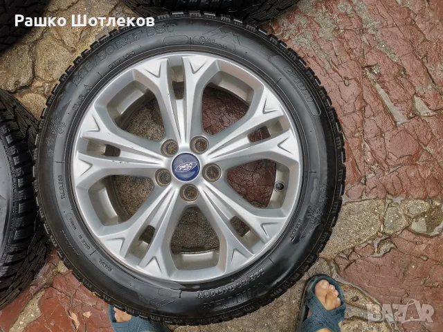 продавам гуми с джанти за Форд s max opuгиналнни със зимни гуми 7 мм грайфер дот 23г, снимка 5 - Гуми и джанти - 55416442
