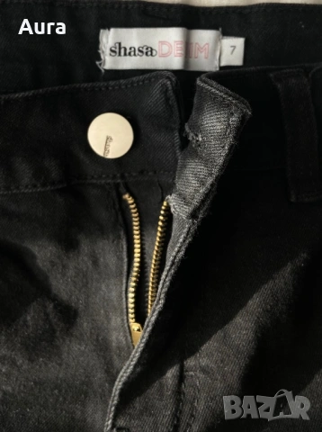 High waisted black shorts , снимка 4 - Къси панталони и бермуди - 54307634