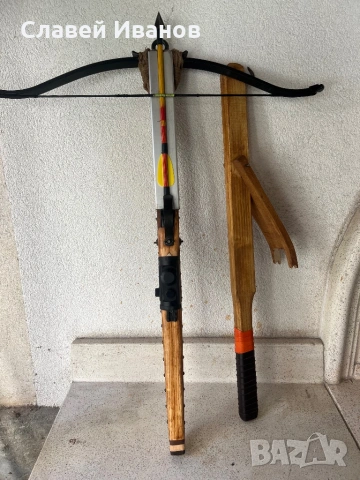 Реплика на средновековен арбалет, лък., снимка 3 - Лъкове и арбалети - 54342086