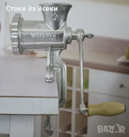 Ръчна месомелачка от неръждаема стомана Pelitte, снимка 7 - Месомелачки - 55697789