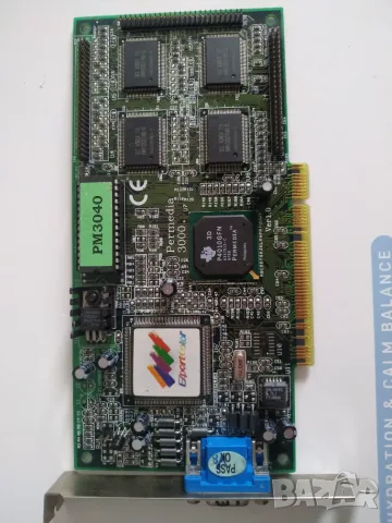 Видеокарта PCI 3D Permedia 3000 за ретро компютър