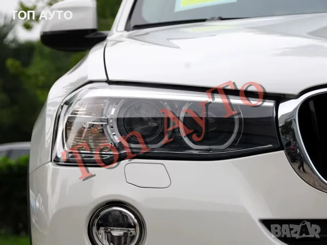 Стъкла Капаци Фарове БМВ BMW X3 F25 LCI / X4 F26 2014 - 2018 Стъкла Фарове Комплект, снимка 13 - Аксесоари и консумативи - 55650240