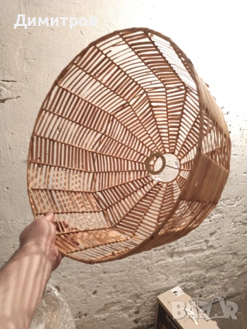 Ратанов абажур KAPPELAND