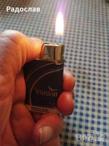 газова запалка Winston, снимка 7 - Запалки - 54395718