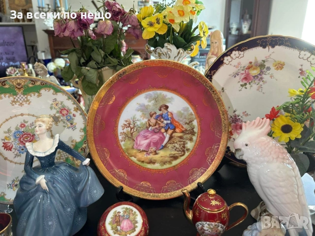 Bavaria Germany  “Kuba Porzellan” Fragonard- абсолютно великолепно плато Код P2249