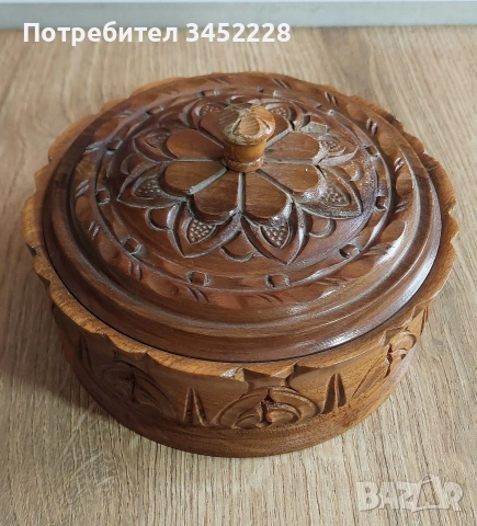 Дърворезба кутия за ценители отлична , снимка 6 - Декорация за дома - 54109255
