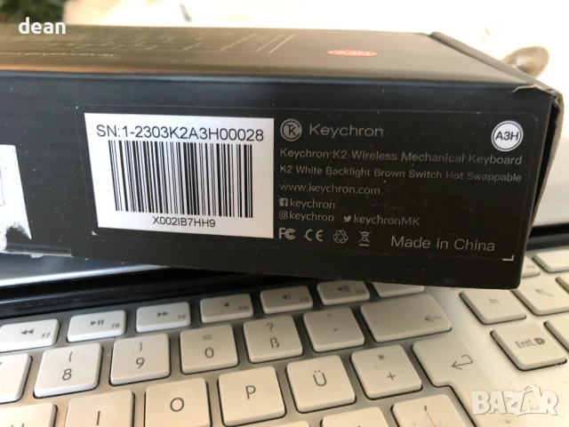 Механична гейминг клавиатура Keychron K2, снимка 2 - Клавиатури и мишки - 54398331
