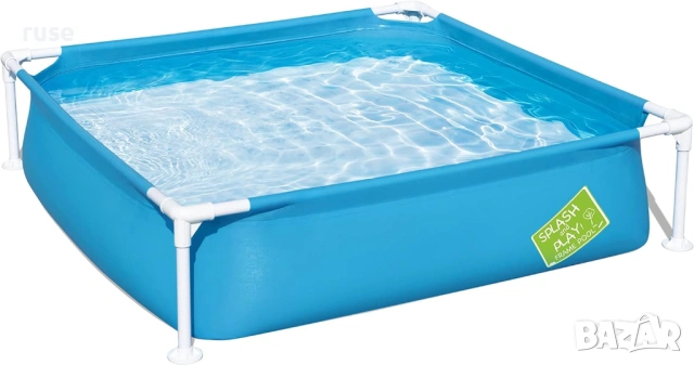 НОВИ! Детски басейн с метална рамка  Bestway 122х122x30.5см