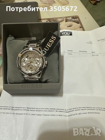 Аналогов часовник GUESS , снимка 4 - Дамски - 54984855
