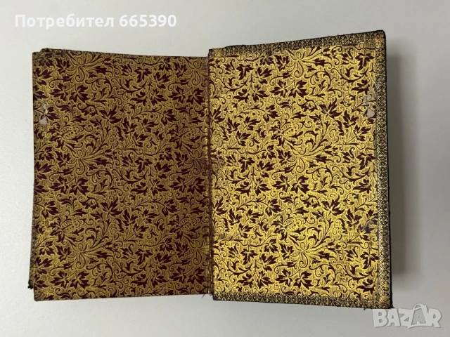 Стар френски молитвеник 1889 г, снимка 12 - Антикварни и старинни предмети - 54116146