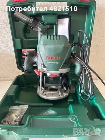 ЧИСТО НОВА!! Оберфреза Bosch POF 1300 ACE – 1300W (с куфар)