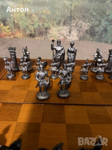 Масивни метални фигури за шах., снимка 8 - Колекции - 53972668