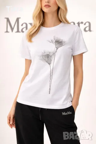 MAX MARA - Оригинална дамска тениска ., снимка 5 - Тениски - 55330680